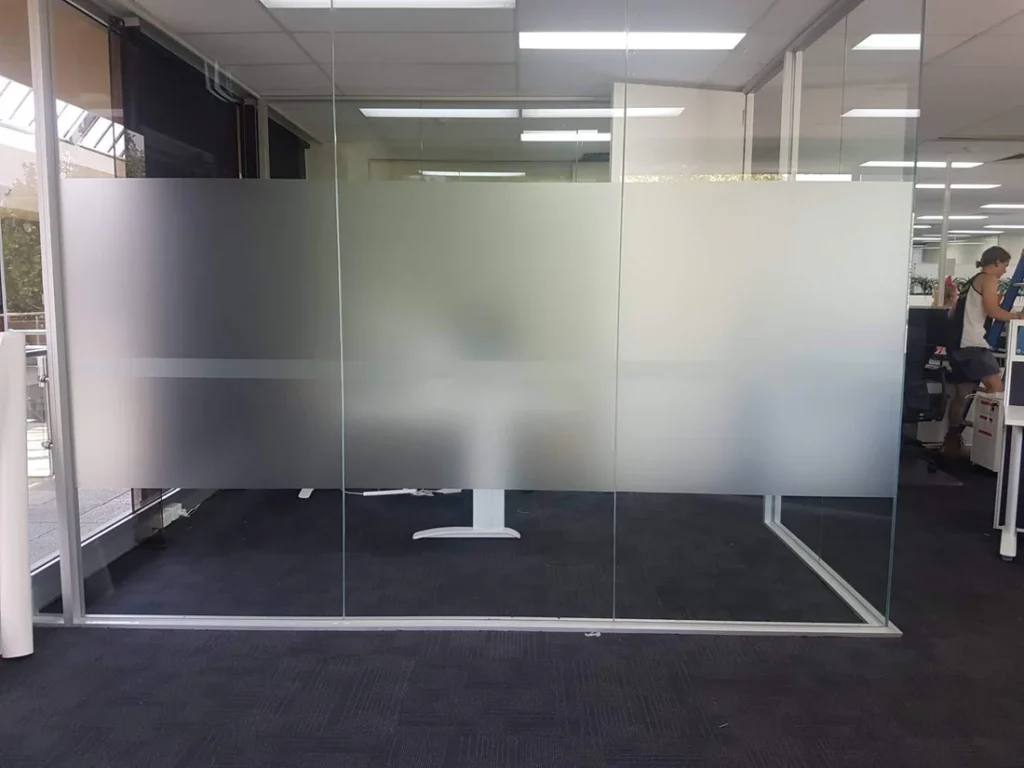 Frosted window film
